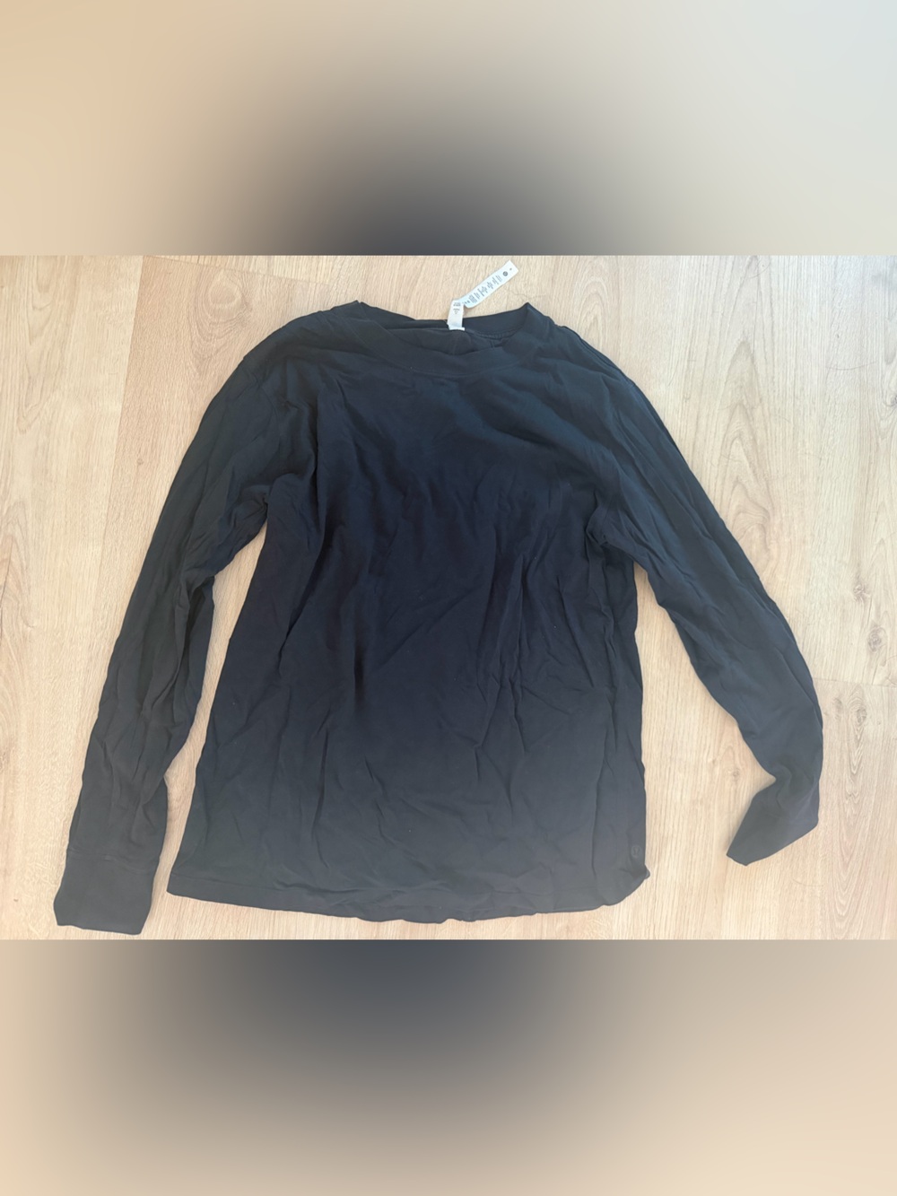lululemon athletica Black Long-Sleeve Crew Tee